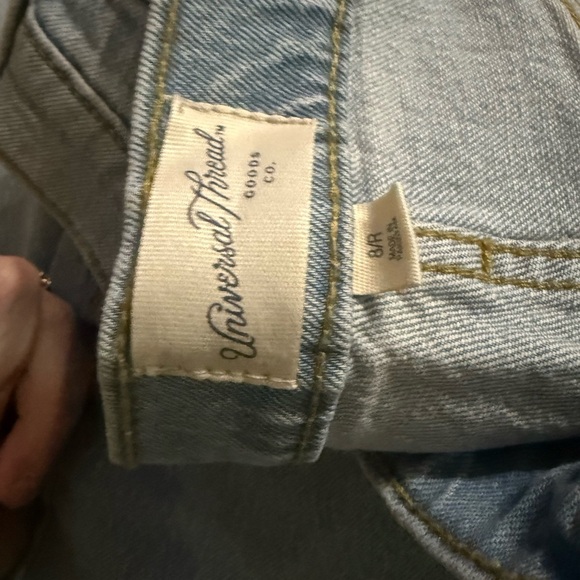 Universal Thread Blue Flare Wide Leg Jeans - Picture 4 of 5